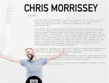 Tablet Screenshot of chris-morrissey.com